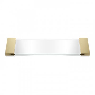 Decor Walther Classic Tab 34 Лоток универсальный 34x12см, прозрачное стекло, настольный, цвет: золото матовое 848744
