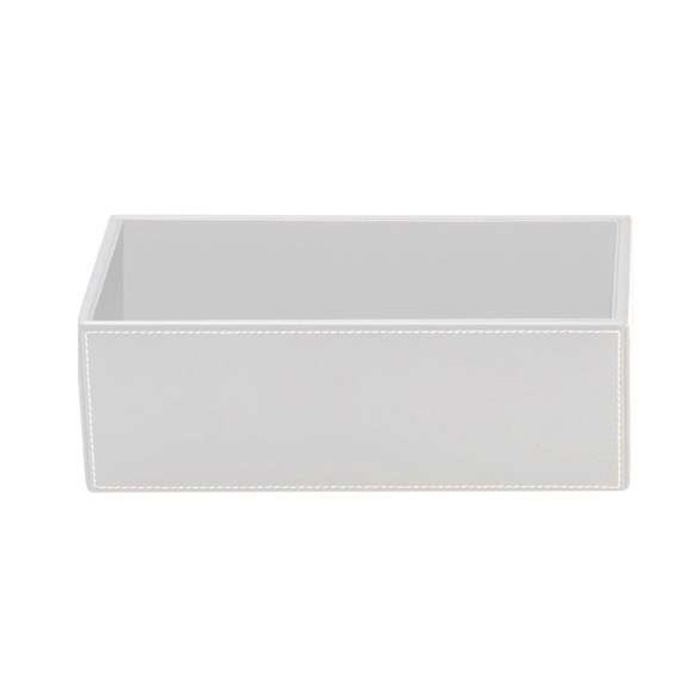 Decor Walther Brownie BOD2 Универсальная коробка 24.5x13x9.5см, настольная, цвет: белая кожа 930650