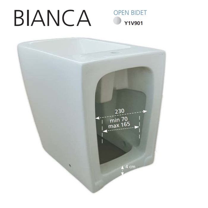 Биде напольное 520x360 Hatria Bianca Y1V901
