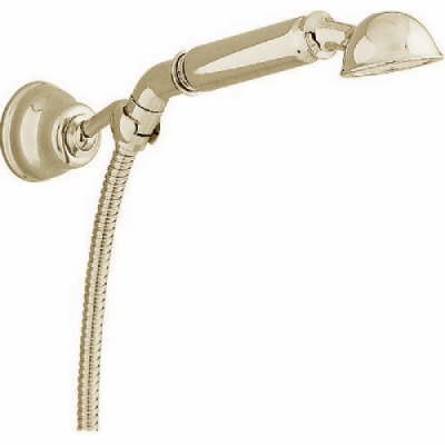 CISAL Shower Душевой гарнитур:ручная лейка,шланг 120 см,держатель настенный для лейки, цвет золото AR00305024
