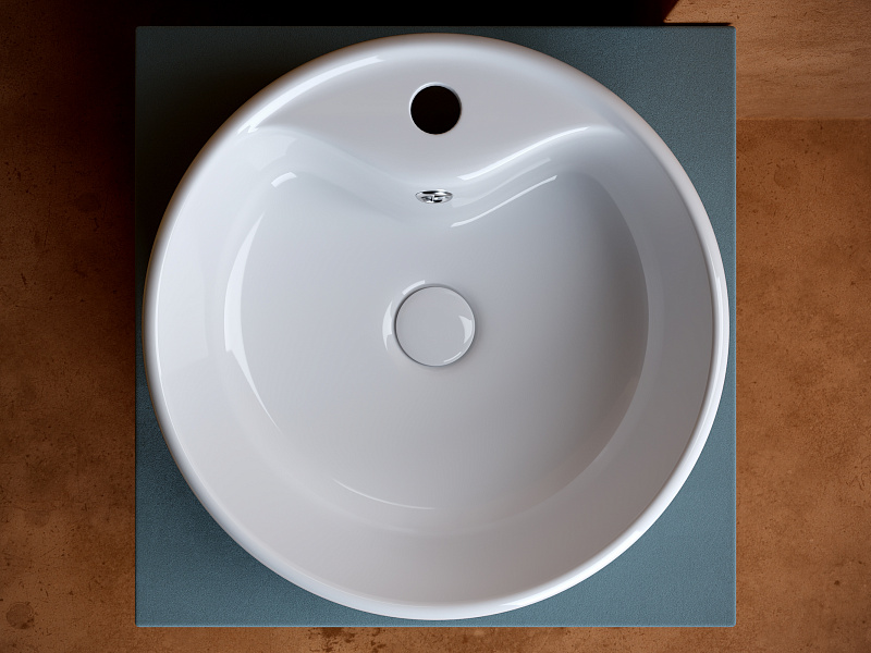 Умывальник чаша накладная круглая Element d400*150мм Ceramica Nova CN5027