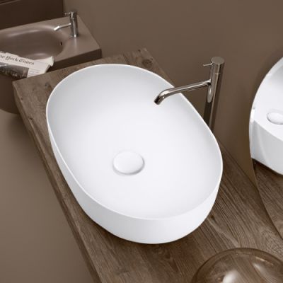 Kerasan Nolita Раковина 60х40 см, без отв., цвет: белый матовый 534330