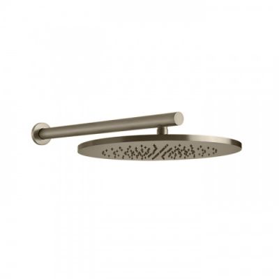 Gessi 316 Верхний душ Ø 35.5см., с настенным держателем 45см., цвет: warm bronze brushed pvd 54148#726