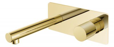 Смеситель для раковины, встраиваемый в стену Boheme STICK GOLD TOUCH GOLD 125-GG.2