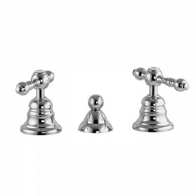 Carlo Frattini Epoque, Cмеситель на биде на 3 отверстия, цвет: Хром F5072CR