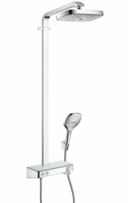 Душевая стойка с термостатом Hansgrohe Raindance Select E 300 Showerpipe 27126400