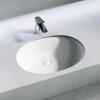 CN6076 Ceramica Nova Раковина встраиваемая под столешницу CERAMICANOVA Element 520x380x150 мм, с крепежом и шаблоном для установки, арт. CN6076