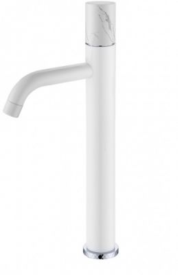 Смеситель STICK для умыв.выс.WHITE MRAMOR WHITE_Комплект 122-W-MR-WHITE