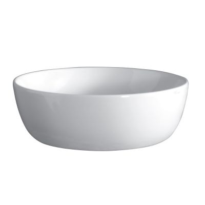001 447 001 NIC Design Ovvio раковина накладная круглая d420 мм, цвет белый глянцевый