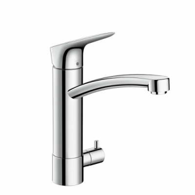 Hansgrohe Logis, Смеситель для кухни, с запорным вентилем для посудомоечной машины, Цвет: хром 71834000