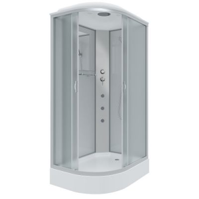 Душ.каб. NG-3312-14RG (1200х800х2150) низкий поддон(13см) стекломатовое