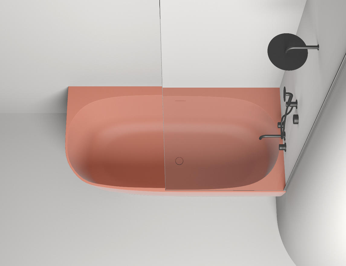 Salini NEW Sofia Corner Right Ванна 170x85 покраска по RAL, матовая