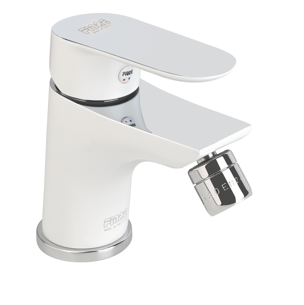 Смеситель для биде Fiore KEVON CHIC 81WX8130, хром/белый