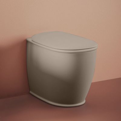 Artceram Atelier Унитаз напольный, 52х37хh42см, безободковый, слив универсальный, с крепежом, цвет: matera