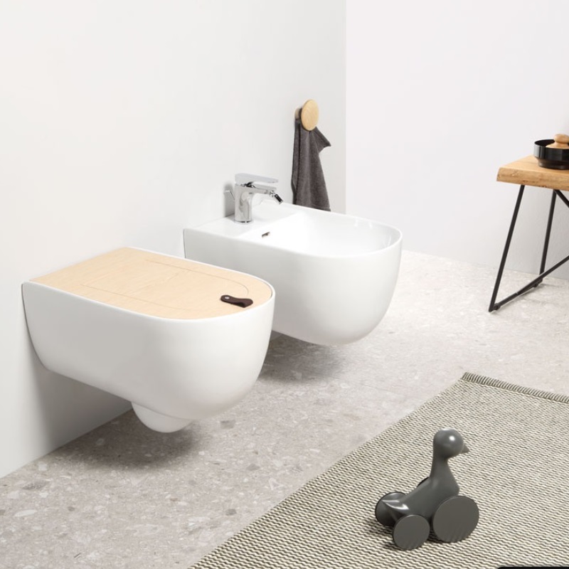 Artceram THE ONE Унитаз подвесной 52 см безободковый THV001 01 белый глянец