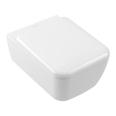4682CL01 Villeroy&Boch Skyla Унитаз подвесной 53см, безободковый,Tornado, цвет: альпийский белый