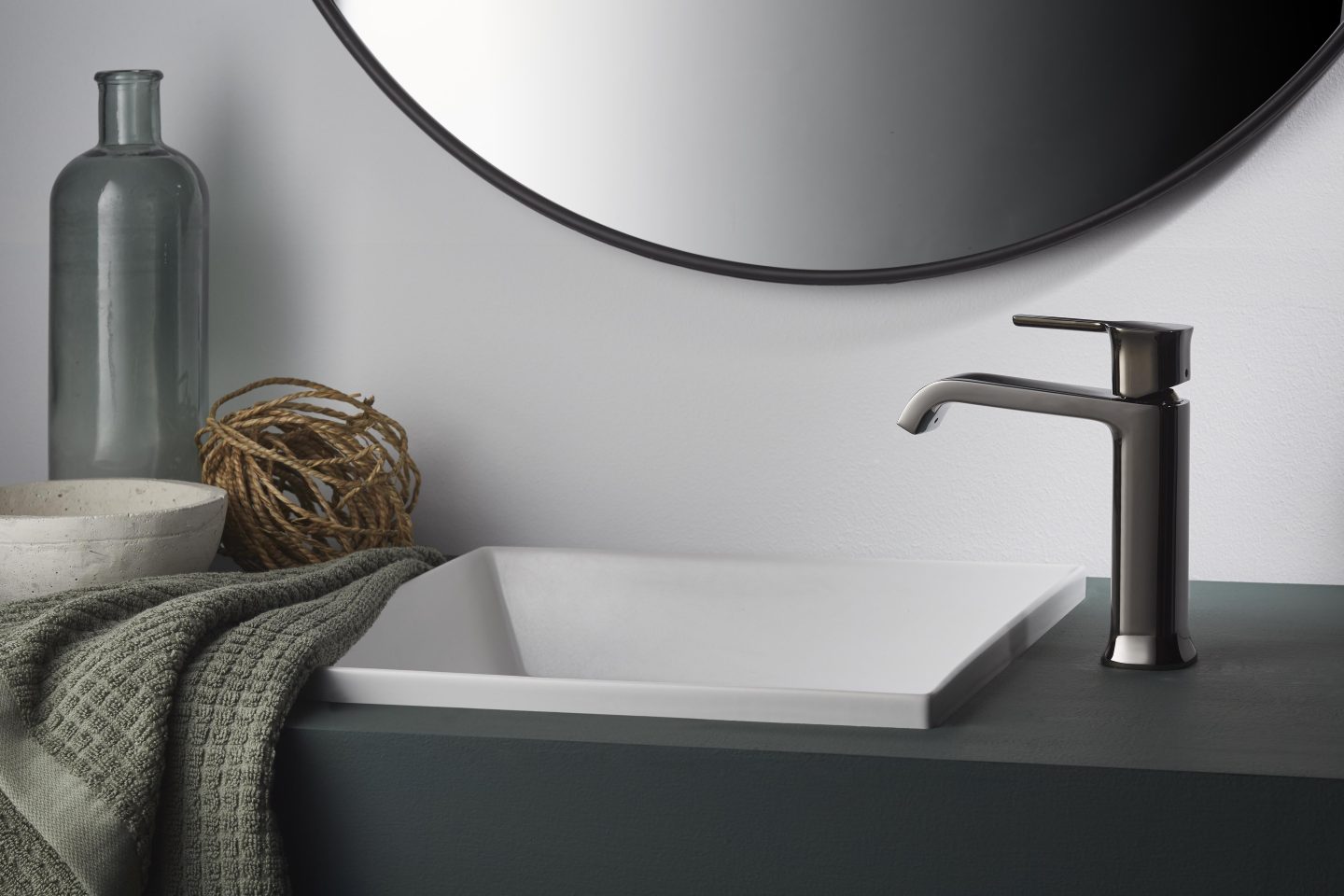Смеситель для раковины Ritmonio Taormina PR35AU201CRL+PR35MA101CRL