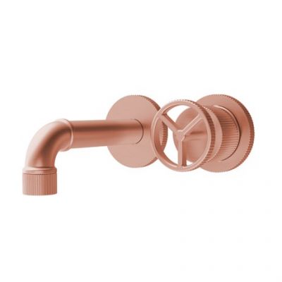 78320886 Palazzani Industrial Job внешняя часть смесителя для раковины, Розовое золото шлифованное, PVD 86