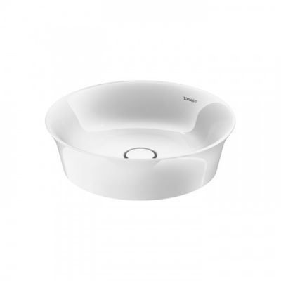 Duravit White Tulip Раковина накладная, D:43см, шлифованная, без перелива., цвет: белый 2362430079
