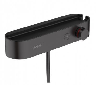 24360670 Термостат для душа Hansgrohe ShowerTablet Select Термостат для ванны 400 чёрный маовый