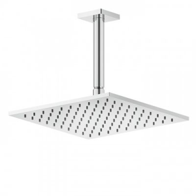 Gessi Rilievo Потолочная душевая головка шарнирная 250x250 мм на 1/2, цвет: хром 59155#031