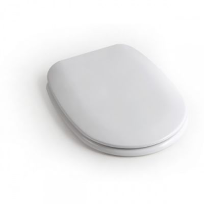 White Ceramic Basic, быстросъемное тонкое сиденье с микролифтом, цвет кофейный матовый WC00SCFSL