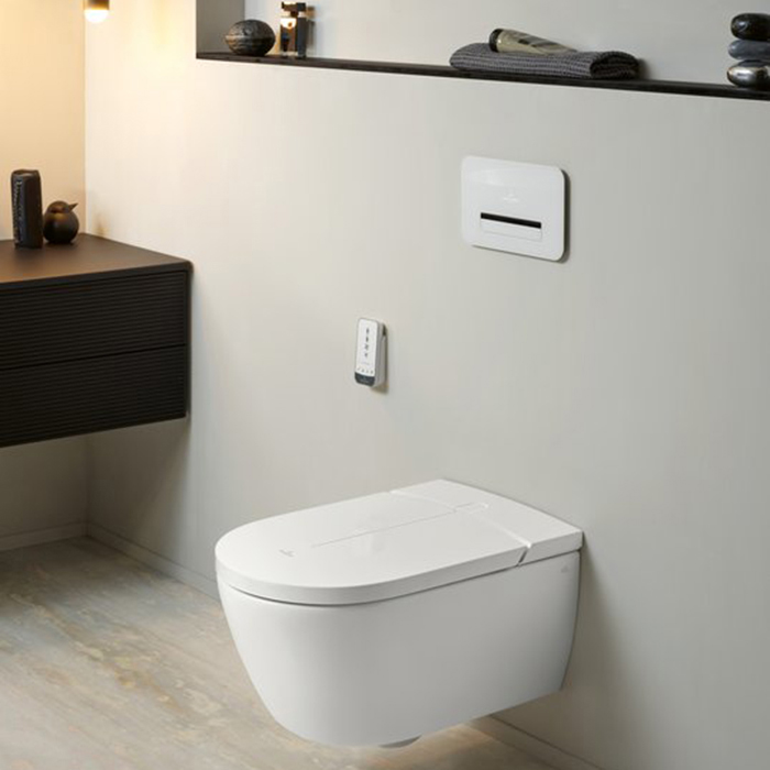 V0E200R7 Villeroy&Boch Viclean Унитаз подвесной 59 см. CeramicPlus, цвет-альпийский белый