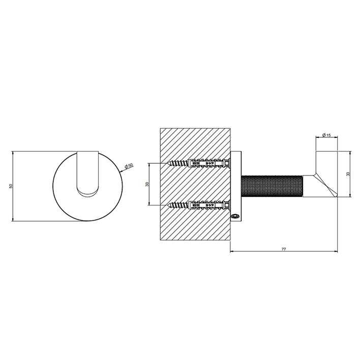 Gessi Anello Крючок подвеной, цвет: Finox Brushed Nickel 63721#149