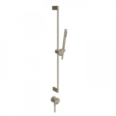 Gessi Origini Штанга в комплекте с душевой лейкой, шланг 1,50 м и вывод воды. в компл с отд вставкой, цвет: Finox Brushed Nickel 66142#149