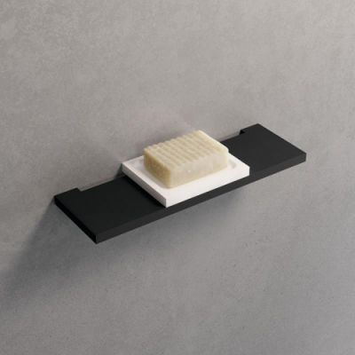 Novellini Kuadra Полка 175х97 мм. черный матовый R90AKFME17-H