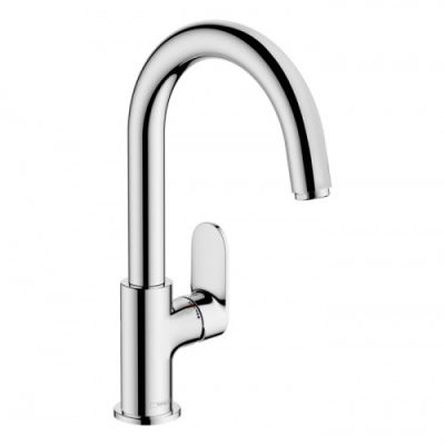 Hansgrohe Vernis Blend Смеситель для раковины, излив 210 мм, с донным клапаном, цвет: хром 71554000