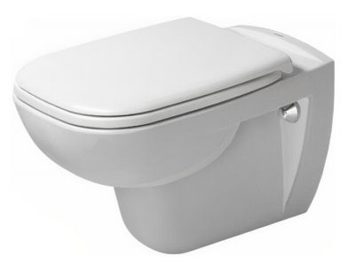 Унитаз безободковый Duravit D-Code подвесной 54см, цвет-белый