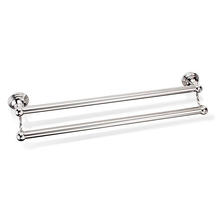 Decor Walther Classic HTD60 Полотенцедержатель двойной 60см, подвесной, цвет: никель полированный 510530