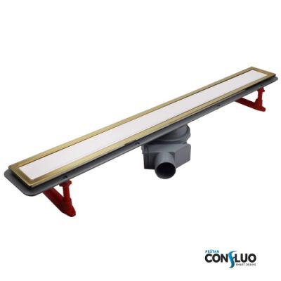 Душевой лоток 950 мм Pestan Confluo Premium Line White Glass Gold