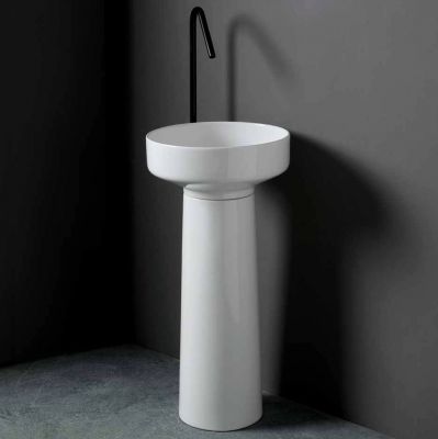 White Ceramic Was W100701 Раковина накладная отдельностоящая d40