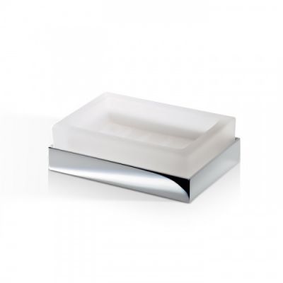 Decor Walther Corner STS Мыльница настольная, стекло сатинированное, цвет: хром 562600