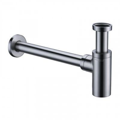Сифон для раковины WasserKraft A093 хром шлифованный